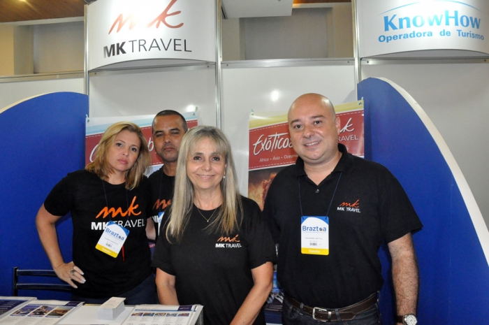 Guilherme Reis e equipe da MK Travel