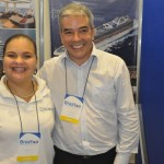Michelle Vivas e José Pereira, da Discover Cruises