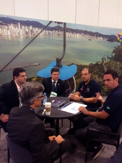 Reunião com representantes de Balneário Camboriú, Clia Abremar e Mercado & Eventos Reunião com representantes de Balneário Camboriú, Clia Abremar e Mercado & Eventos