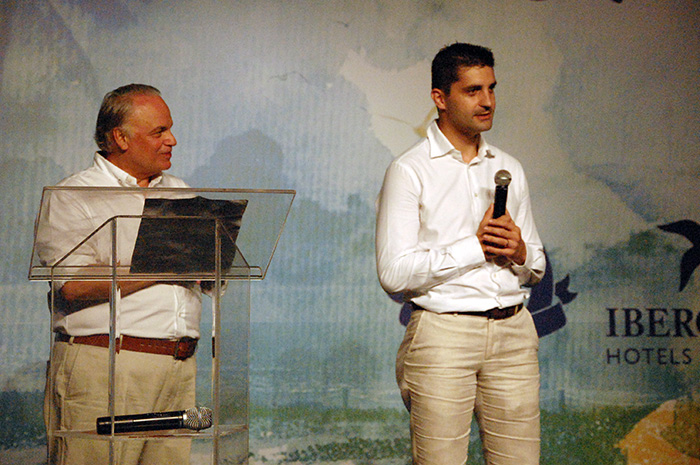 Orlando Giglio e Rafael Silva, da Iberostar