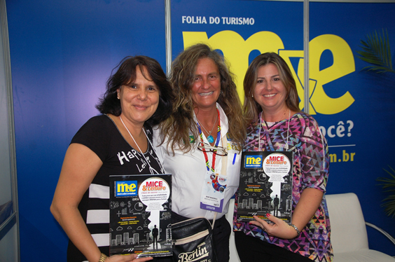 Adriana Martins, de Berlin, Mafri Masgrau, do M&E, Margareth Granthan, do DZT