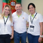 Adriana Tolentino, Luis Quaggio e Claudia Marinaro, da Tap