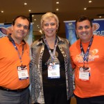 Albert Akan, Barbara Picolo e Alexandre Gomes, da Flytour