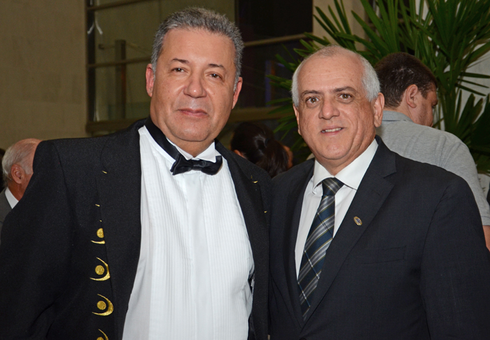 Alexandre Sampaio, da FBHA, e Dilçon Fonseca, da ABIH Alexandre Sampaio, da FBHA, e Dilçon Fonseca, da ABIH