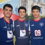 Anselmo da Costa, Anselmo Juior, e Vinicius da Costa, da American Travel