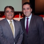 Antonio Carlos Carbone, da IATA, e Renato Hagopian, da Qatar Airways