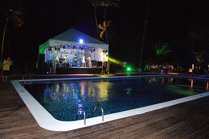 Apresentação no coquetel de recepção do Estrellas 2016