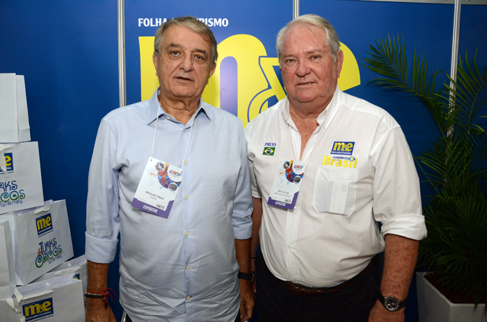 Arialdo Pinho, secretario de turismo do Ceará, e Roy Taylor, do M&E