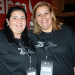 Bela Brasil, da For You Turismo, e Veridiana Cruz, da Intercambio & Cia