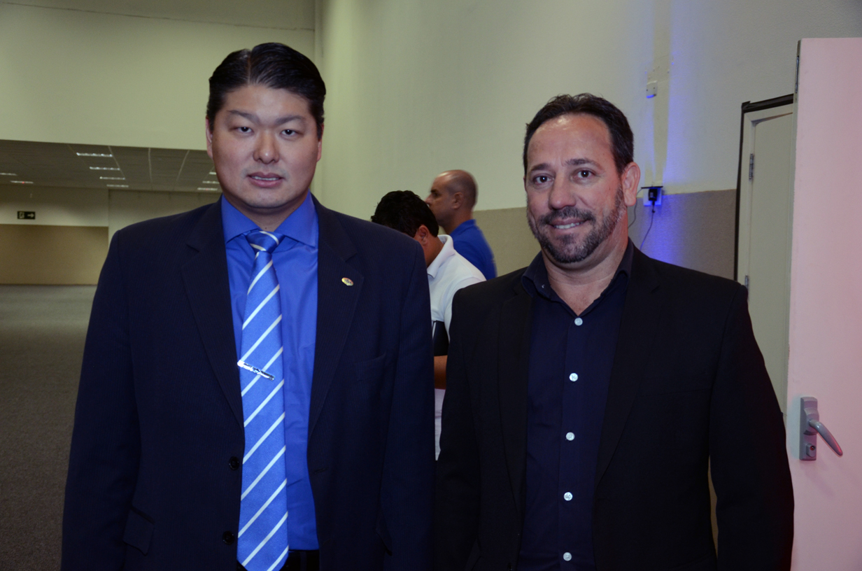 Bruno Omori, da ABIH SP, e Fabio Martins, da IDTCEMA