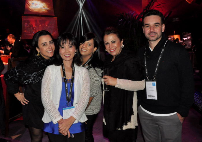Bárbara Resende (Qualitá Turismo), Harumi Yoshida (Hikari Travel), Bruna Dubeaux (Quickly Travel), Jane Cardoso (Jo Cintra) e Fábio Timotheo (FRT Operadora) Bárbara Resende (Qualitá Turismo), Harumi Yoshida (Hikari Travel), Bruna Dubeaux (Quickly Travel), Jane Cardoso (Jo Cintra) e Fábio Timotheo (FRT Operadora)