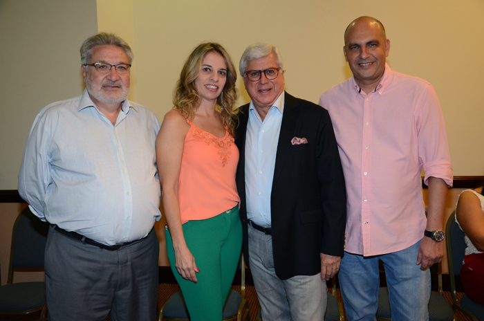 Cacalo Destro, Claudia Traballi, Juarez Filho e Edson Silveira, da Ancoradouro