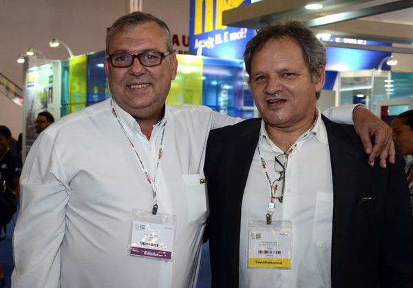 Carlos Barros, da Hertz, e Roberto Vital, da Vital Tour
