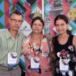 Carlos Figueirêdo, Vanete Reis e Bruna Reis, da VC Turismo