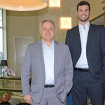 Carlos Prado, vice-presidente da Abracorp, e Rubens Schwartzmann, presidente da Abracorp