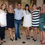 Cibele Brandão, da Emirates, Adriana Tolentino, da Tap, Douglas Araujo, da Turkshi, Alessandra Feitosa, da AirEuropa, Claudia Marinaro, da Tap, e Regina Carrelhas, da Emirates