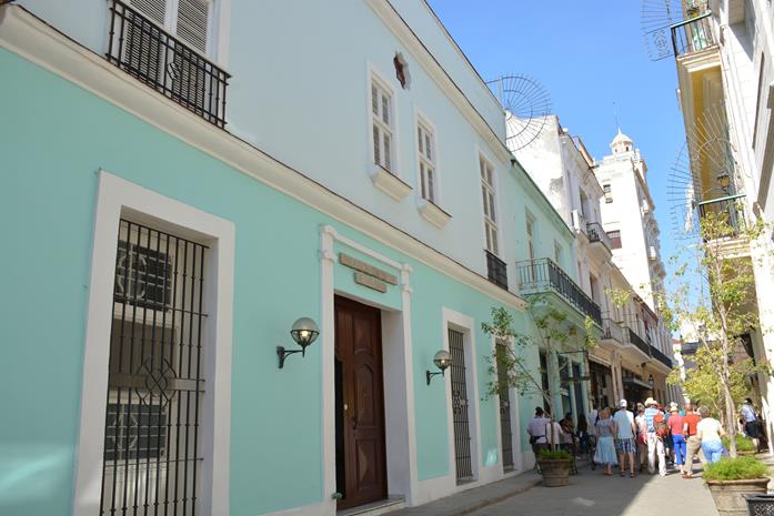 Detalhe da parte reformada de Havana