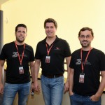 Daniel Castanho, Juarez Neto e André de Santis, da Ancoradouro
