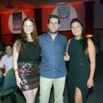 Daniel Castanho, da Ancoradouro, com Vivian de Oliveira e Alessandra Koti, da Tam