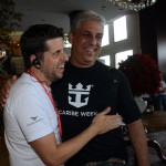 Daniel Castanho, da Ancoradouro, e Marcelo Rolim, da Royal Caribbean