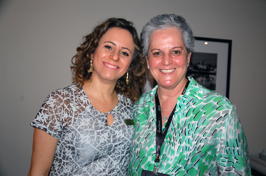 Danielle Hirsch com Mari Fonseca, da Madri Viagens Danielle Hirsch com Mari Fonseca, da Madri Viagens