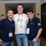 Danilo Barbizan, da Delta, Juarez Neto, da Ancoradouro, e Luiz Teixeira, da Delta