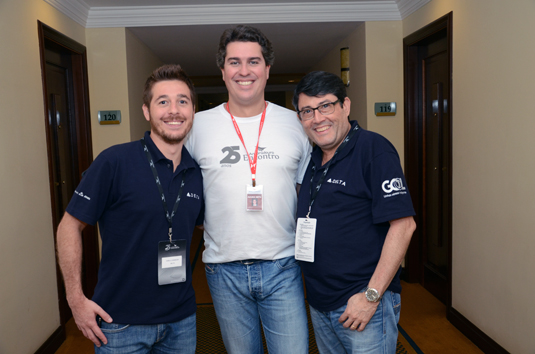 Danilo Barbizan, da Delta, Juarez Neto, da Ancoradouro, e Luiz Teixeira, da Delta Danilo Barbizan, da Delta, Juarez Neto, da Ancoradouro, e Luiz Teixeira, da Delta