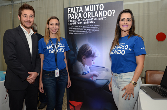 Danilo Trevisan, Paula Peroni e Graziela Pinto, da Delta Danilo Trevisan, Paula Peroni e Graziela Pinto, da Delta