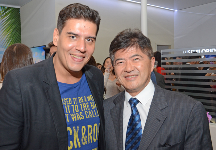 Dante Campos, da Braztoa, e Tanabe, da Abracorp