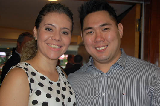 Diane Santana, da RCCL e fernando Tanaka, da Decolar.com Diane Santana, da RCCL e fernando Tanaka, da Decolar.com