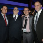Douglas Araújo, da Turkish Airlines, Cassulino, da Ancoradouro, Jean Cavalcante, da Turkish Airlines, e Fernando Hagopian, da Ethiopian