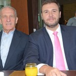Décio Carlos Slomp, da Avipam, e Denis Division Brazil, da AirFrance KLM