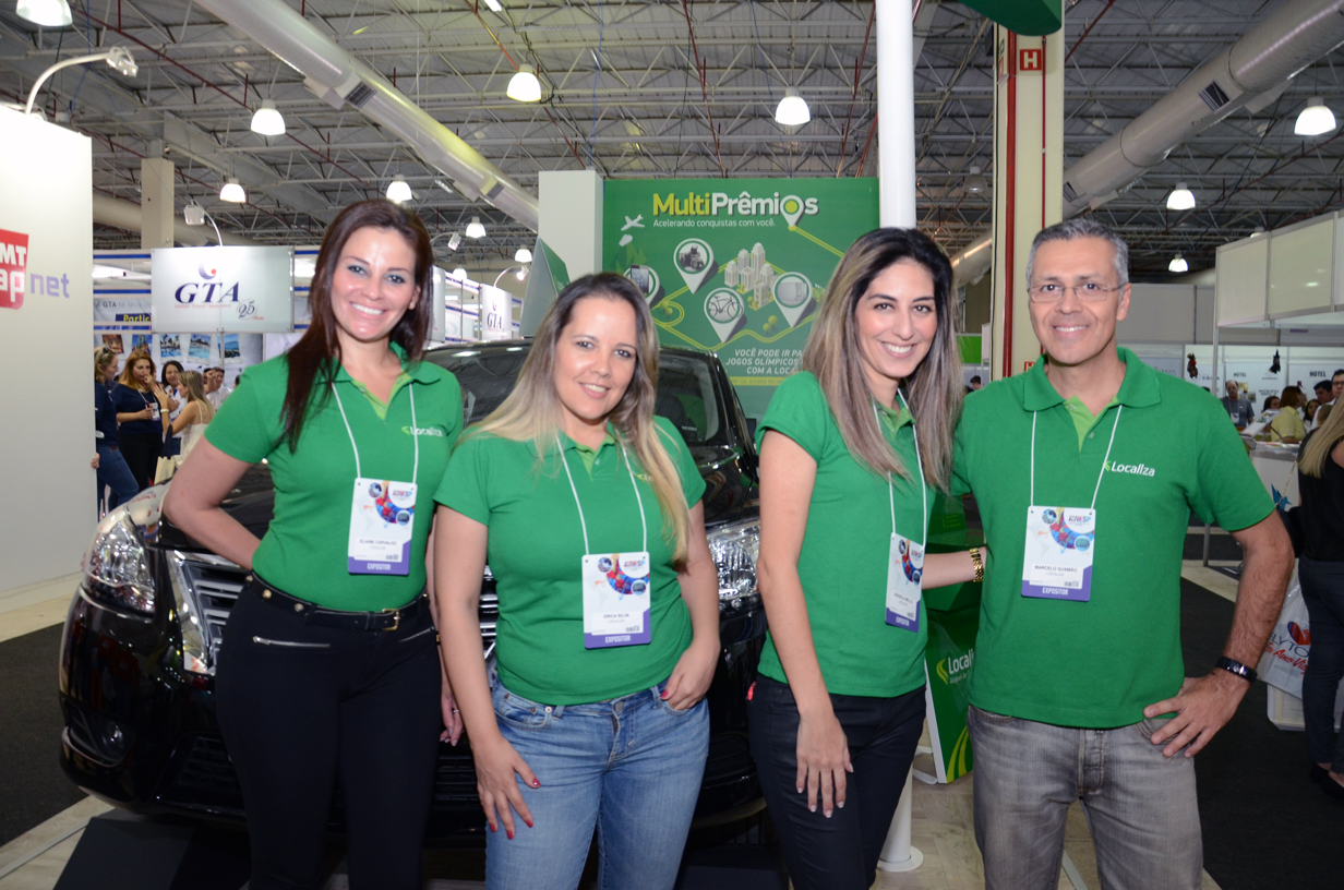 Elaine Carvalho, Erica Silva, Graziela Mello e Marcelo Gusmão, da Localiza
