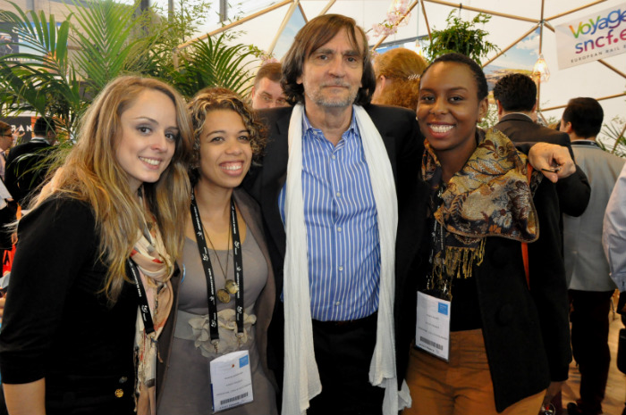 Equipe Atout France: Jean-Philippe Pérol com Paula Vignola, Amanda Barbosa e Beatriz Alves Equipe Atout France: Jean-Philippe Pérol com Paula Vignola, Amanda Barbosa e Beatriz Alves