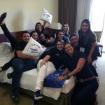 Equipe do SkyTeam com os agentes de viagens