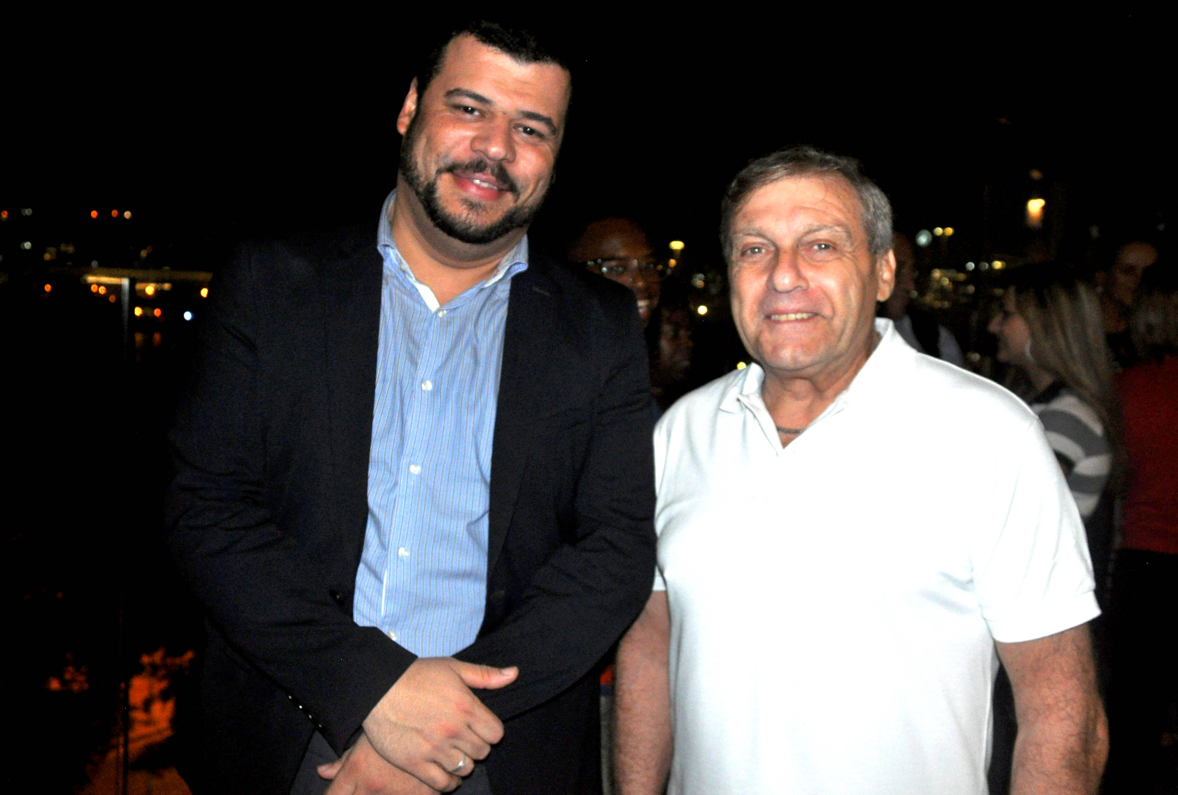Eric Boulanger, do RioCVB, e Salvador Saladino, da BITO Eric Boulanger, do RioCVB, e Salvador Saladino, da BITO