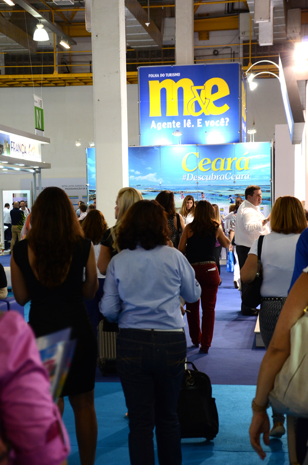 Estande do M&E tem grande visibilidade na feira