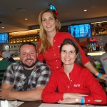 Everaldo Pereira, da Trend com Solange Paiva e Paola Belon, da Avis