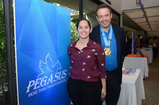 Fernanda Vanetta e Javier Vidal, do Pegasus Fernanda Vanetta e Javier Vidal, do Pegasus