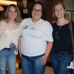 Fernanda de Araujo, da TAM, Luisa Bernardino, da Ancoradouro, e Eliane Gehling, da TAM