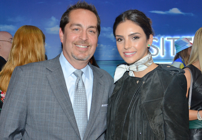 Fernando Harb, do Greater Fort Lauderdale, e Carol Celico