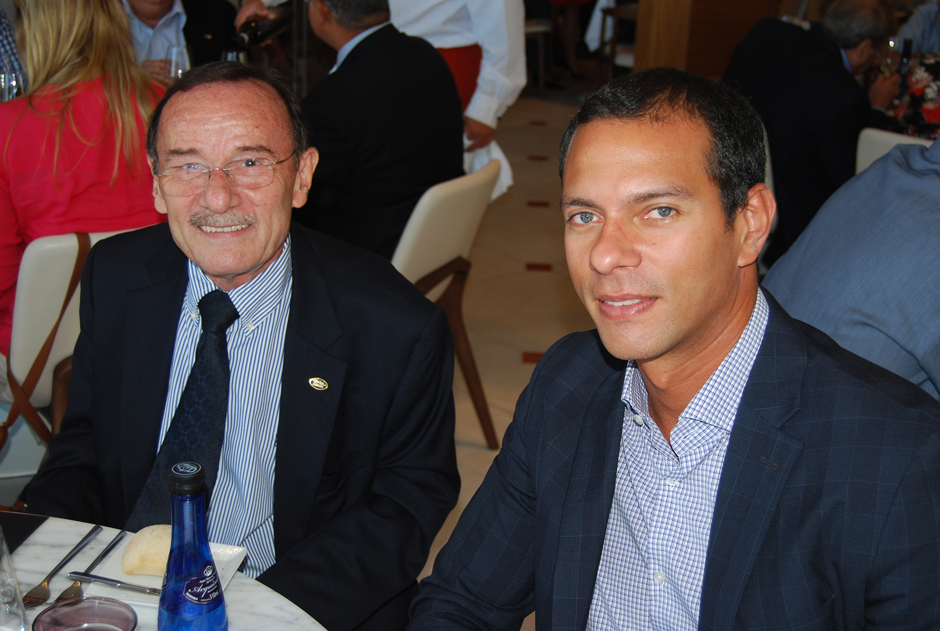 George Irmes, da ABAV-RJ, e Alexandre Cavalcanti, da American