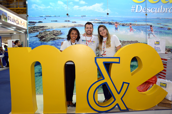 Gladys Martins, Filipe Julio e Tathiana Machado, da Tam Viagens