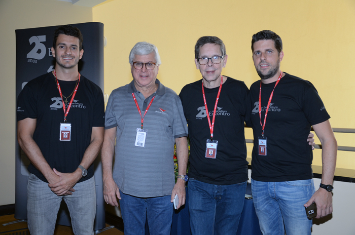 Guilherme Machado, Juarez Filho, Cassio Oliveira e Daniel Castanho, da Ancoradouro