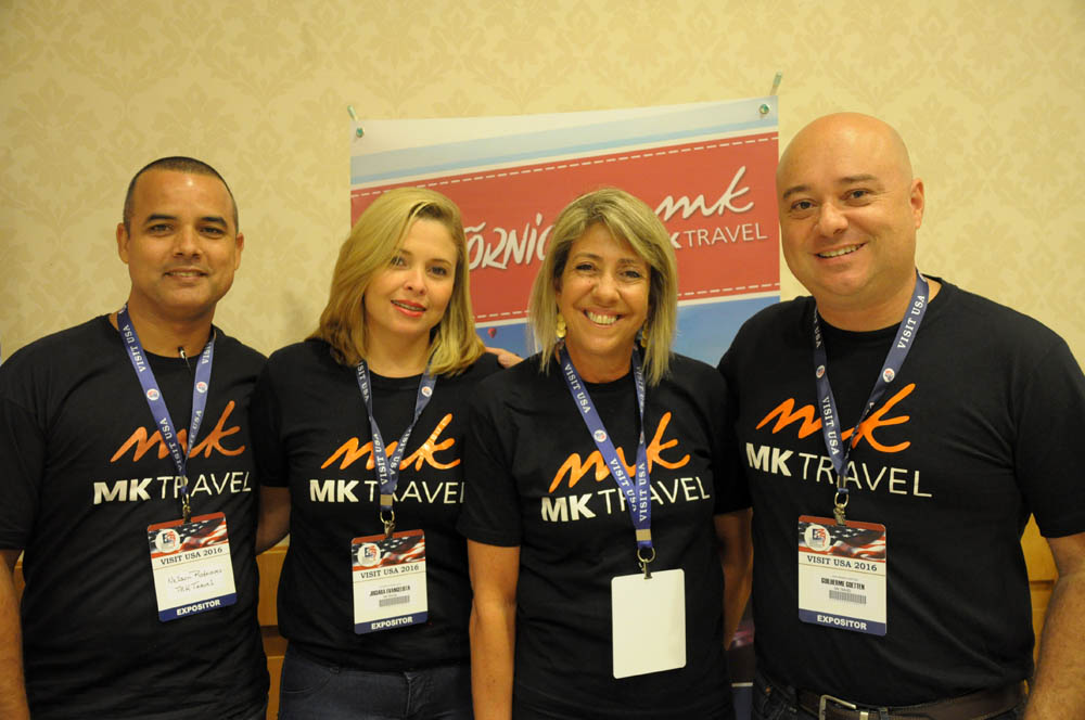 Guilherme Reis e equipe da MK Travel