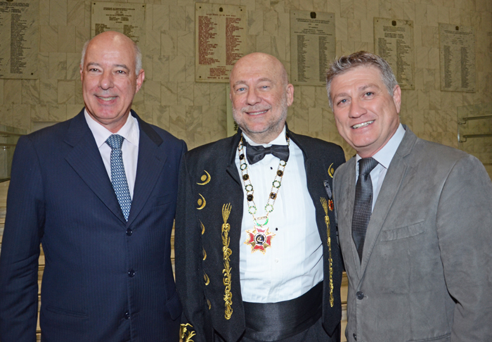 Herculano Passos, deputado Federal, Sergio Pasqualin e Beto Tricoli, secretario de turismo de São Paulo Herculano Passos, deputado Federal, Sergio Pasqualin e Beto Tricoli, secretario de turismo de São Paulo