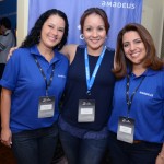 Ivana da Silva, Talita da Silva e Rosana Joaquim, da Amadeus