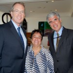 James Story, cônsul dos EUA para o RJ, Cristina Fritsch, da ABAV-RJ, e Luiz Eduardo, da Ancoradouro