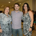 Janaina Ferrari, da QG Turismo, Felipe Marconato, da STB, e Giana Verde, da CI