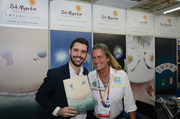 Jean-Bruno Gillot, de St. Martin, e Mari Masgrau, do M&E